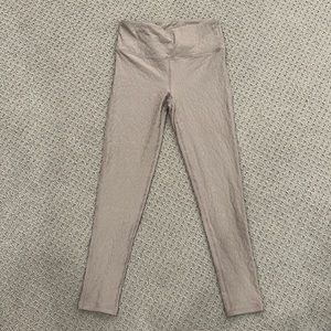 Mono b size medium mauve and leopard printed leggings